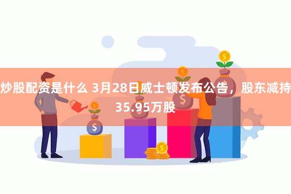 炒股配资是什么 3月28日威士顿发布公告，股东减持35.95万股