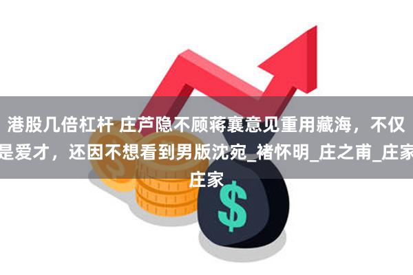 港股几倍杠杆 庄芦隐不顾蒋襄意见重用藏海，不仅是爱才，还因不想看到男版沈宛_褚怀明_庄之甫_庄家