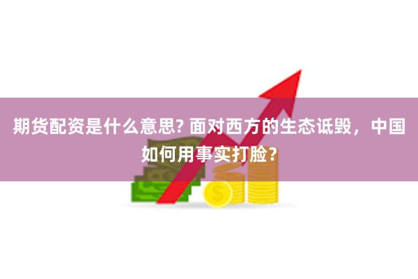 期货配资是什么意思? 面对西方的生态诋毁，中国如何用事实打脸？