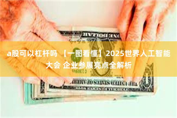 a股可以杠杆吗 【一图看懂】2025世界人工智能大会 企业参展亮点全解析