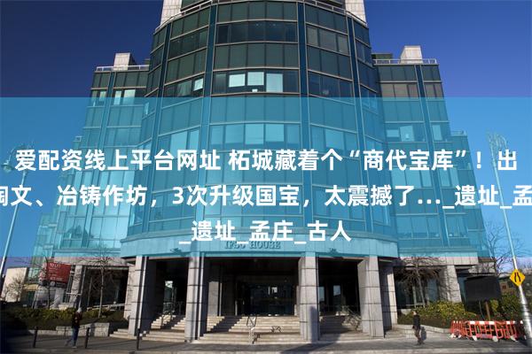 爱配资线上平台网址 柘城藏着个“商代宝库”！出土卜骨陶文、冶铸作坊，3次升级国宝，太震撼了…_遗址_孟庄_古人
